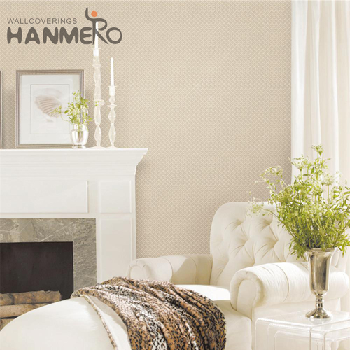 HANMERO PVC the wallpaper store Geometric Embossing Pastoral House 0.53*10M High Quality