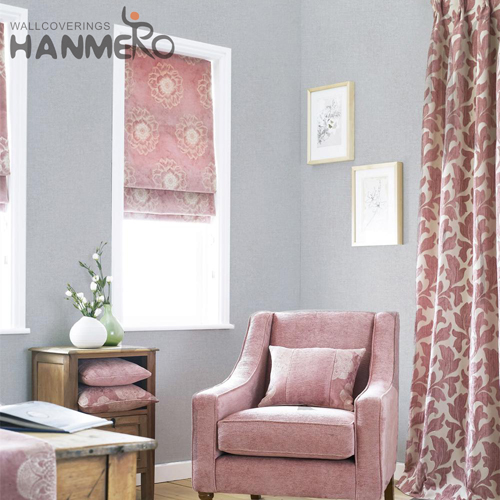 HANMERO PVC High Quality Geometric purchase wallpaper online Pastoral House 0.53*10M Embossing