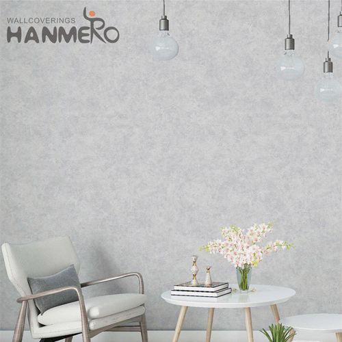 HANMERO PVC High Quality Geometric Embossing Pastoral House home decor with wallpaper 0.53*10M