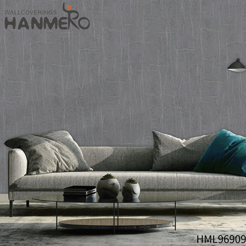 HANMERO PVC High Quality Geometric Rotary Screen Foam wallpaper bedroom design Photo studio 0.53*10M European