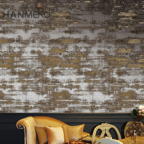 HANMERO PVC Manufacturer Geometric Embossing wallpaper for walls shop Cinemas 0.53*10M Modern