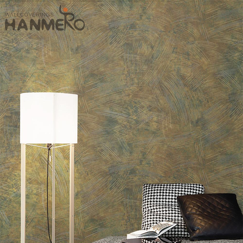 HANMERO PVC wallpaper cover Geometric Wet Embossing Modern Lounge rooms 1.06*15.6M Nature Sense