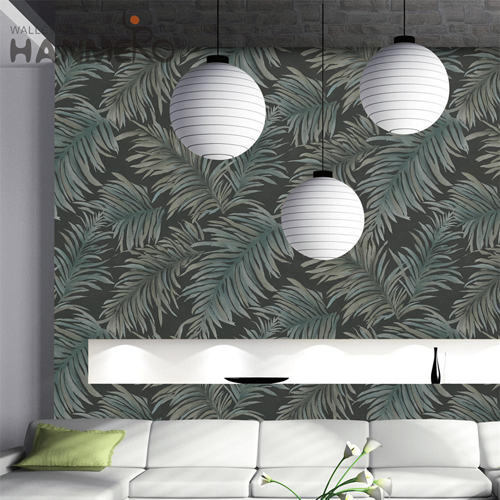 HANMERO PVC Nature Sense Geometric Wet Embossing wallpaper home interior Lounge rooms 1.06*15.6M Modern
