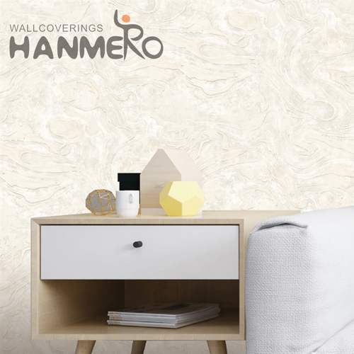 HANMERO PVC 0.53*10M Geometric Embossing European Exhibition Simple house and home wallpaper