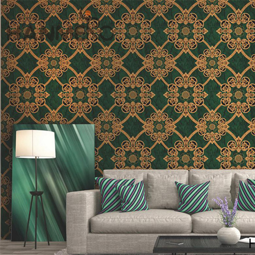 HANMERO PVC Removable Geometric Embossing Modern Bed Room 0.53*10M modern wallpaper