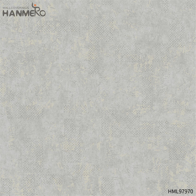 HANMERO PVC Factory Sell Directly Geometric Embossing Modern decorative wallpaper 0.53*10M Photo studio