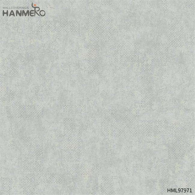 HANMERO PVC Factory Sell Directly Geometric Embossing Modern Photo studio wallpaper decor 0.53*10M