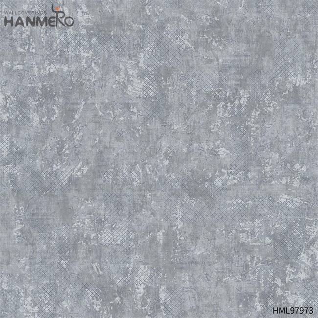 HANMERO PVC 0.53*10M Geometric Embossing Modern Photo studio Factory Sell Directly living room wallpaper
