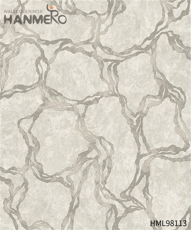 HANMERO PVC Nature Sense Geometric wallpaper ideas Modern TV Background 0.53*10M Embossing