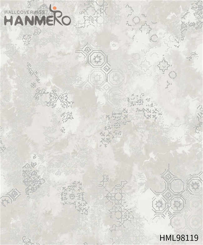 HANMERO PVC Nature Sense 0.53*10M Embossing Modern TV Background Geometric wallpaper bedroom