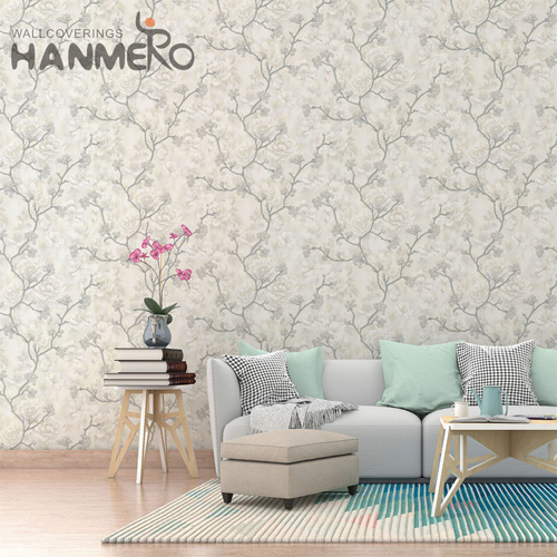 HANMERO wallpaper in home New Style Geometric Embossing Modern Living Room 0.53*10M PVC