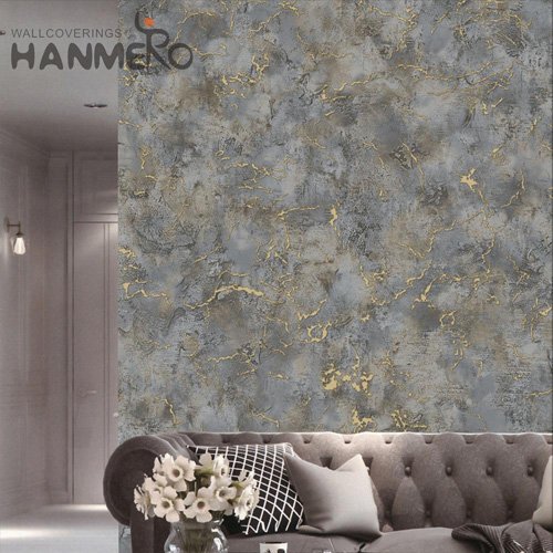 HANMERO PVC New Style Geometric Embossing Modern design for wallpaper for wall 0.53*10M Living Room