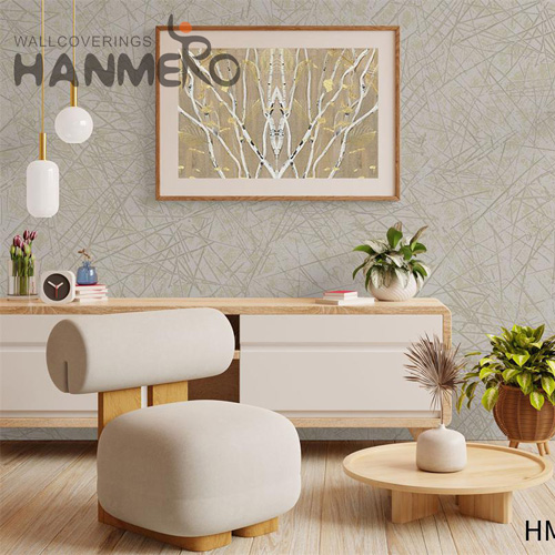 HANMERO PVC New Style Geometric cheap wallpaper online store Modern Living Room 0.53*10M Embossing