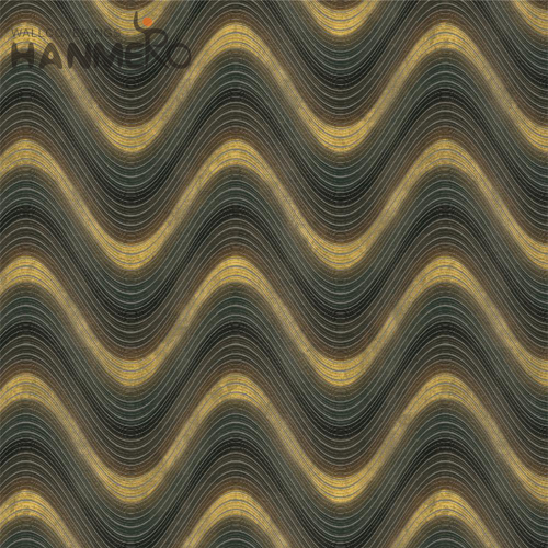 HANMERO PVC Cheap Landscape Embossing Modern house and home wallpaper 0.53*10M Living Room