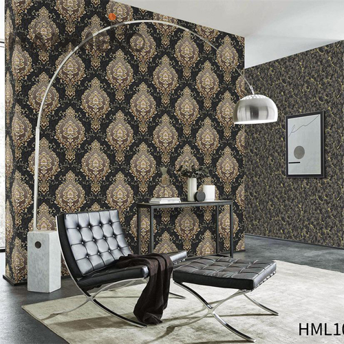 HANMERO PVC wallpaper for homes Flowers Embossing Modern TV Background 1.06M Professional Supplier