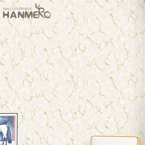 HANMERO PVC Professional Supplier wallpaper price Embossing Modern TV Background 1.06M Flowers