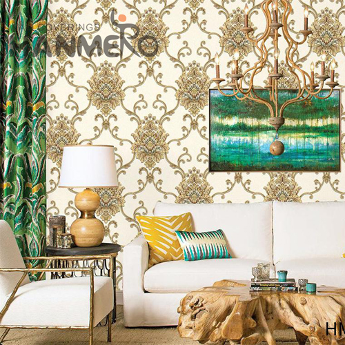 HANMERO PVC Decoration living room wallpaper Embossing European Hallways 1.06M Flowers