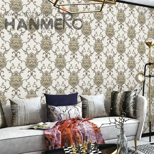 HANMERO PVC Decoration Flowers wallpaper of home European Hallways 1.06M Embossing