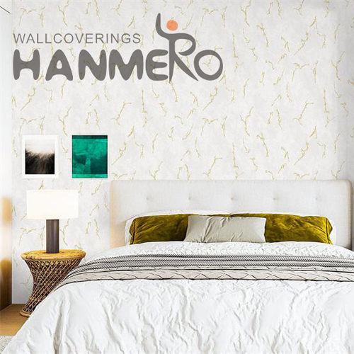 HANMERO PVC Decoration Flowers Embossing European designer home wallpaper 1.06M Hallways