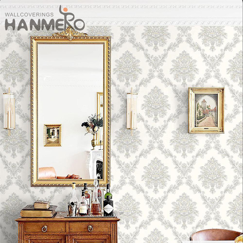 HANMERO PVC Decoration 1.06M Embossing European Hallways Flowers home decor wallpaper online