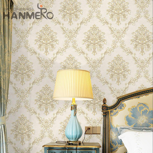 HANMERO PVC Decoration Flowers Embossing 1.06M Hallways European house design wallpaper