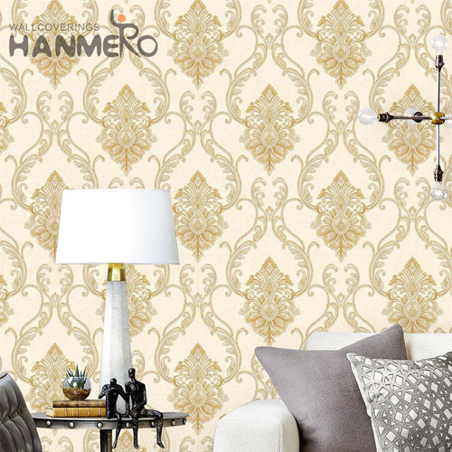 HANMERO PVC Hallways Flowers Embossing European Decoration 1.06M online wallpaper shop