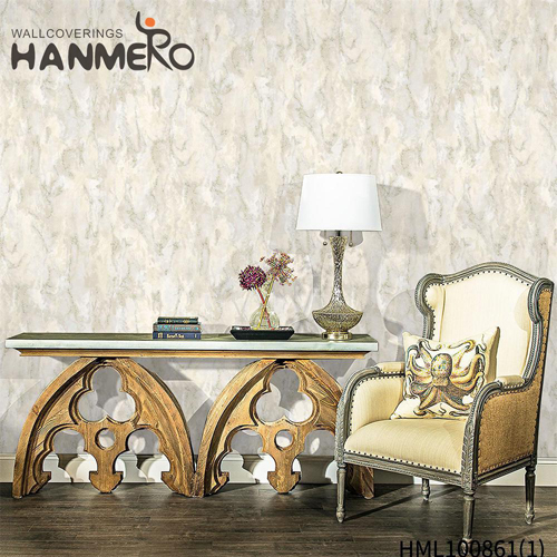 HANMERO PVC Simple Flowers high quality wallpapers Pastoral Nightclub 1.06M Embossing