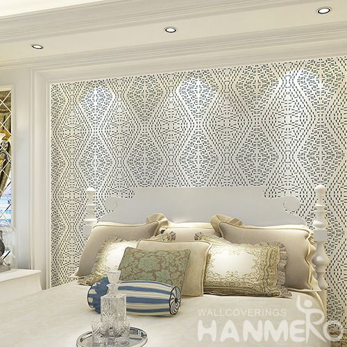 HANMERO Strippable Modern  Geometric Pattern Wallpaper Bronzing Technology  Wholesaler Exporter from China