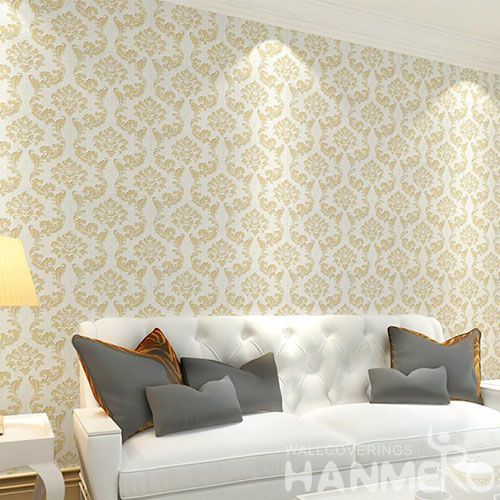 HANMERO Newest Fancy Simple Design Wet Embossed Wallcovering Latest Wallpaper Ideas for Hotel Nightclub Wall Decor Hot Selling