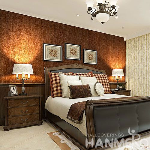HANMERO Decorative Nature Sense Wet Embossed Wallpaper for Living Room Bedroom Wallcovering Vendor from China
