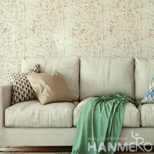 HANMERO Cork Luxury Wallpaper for TV Sofa Background Walls Modern Simple Style Chinese Wallcovering Supplier