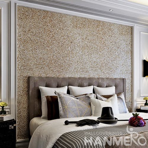 HANMERO Hot Selling room decor 0.53 * 10M / Roll Plant Fiber Particle Walllpaper in Modern style from Chinese manufacture
