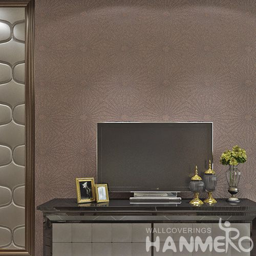 HANMERO Hot Selling Room Decor 0.53 * 10M / Roll Plant Fiber Particle walllpaper in Modern Style from Chinese Manufacturer