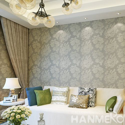 HANMERO Modern Style Waterproof Plant Fiber Particle Wallpaper Factory Supplier with SGS.ISO.CE.REAH Certificate