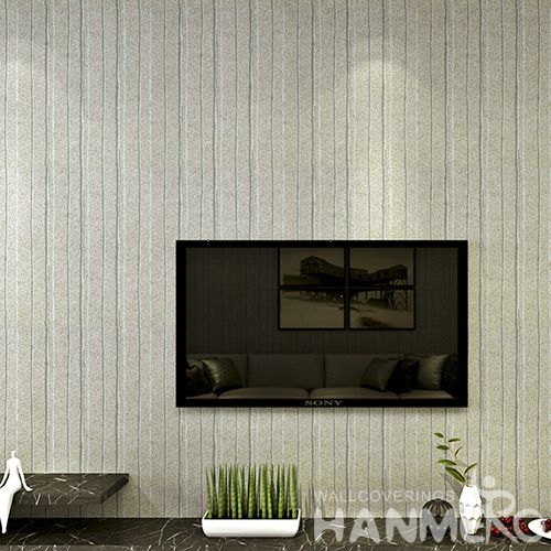 HANMERO 0.53 * 10M / Roll Luxury Design Plant Fiber Particle Wallpaper for home interior decor from Chinese Vendor