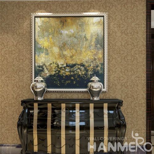 HANMERO Latest Chinese Gilding Wallcovering Supplier 0.53 * 10M Fashion Kids Room Wall Decor Wallpaper Natural Material