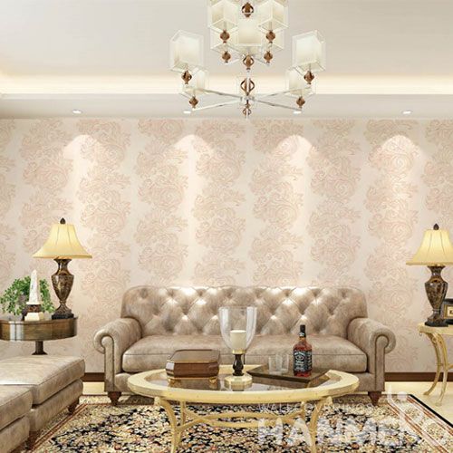 HANMERO Fashion Beads Wallcovering 0.53 * 10M / Roll Lounge Room Decorative Enviromental Wallpaper Wholesale Chinese Supplier