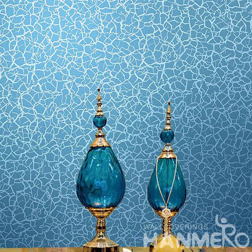 HANMERO Blue Beads Modern Wallcovering Nature Sense Household Decor Cheap Wallpaper Special Designs 0.53 * 10M Hot Selling