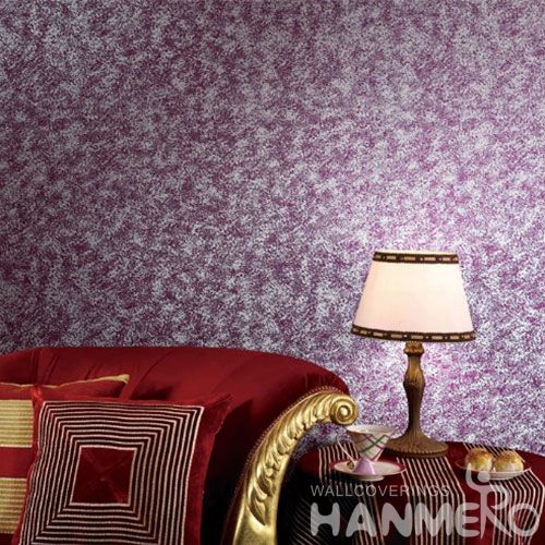 HANMERO Modern Style Nature Purple Color Beads Wallcovering 0.53 * 10M / Roll Hallways Lobby Decor Royal Home Interior Wallpaper