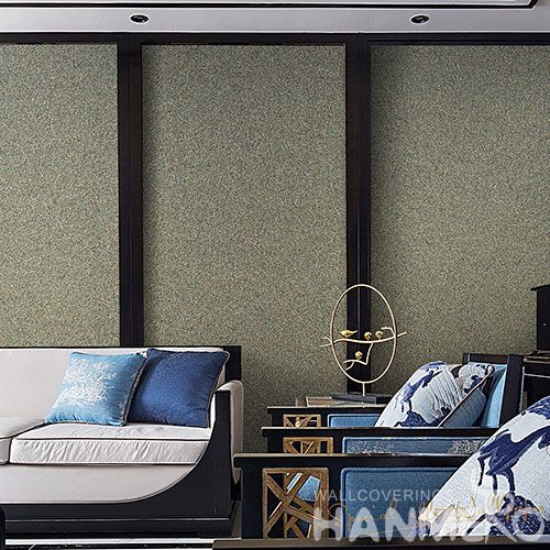 HANMERO New High-end Plant Fiber Particle Wallpaper 0.53 * 10m / Roll for Living Room Bedroom Walls