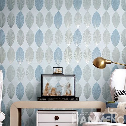 HANMERO High-end Eco-friendly Cool Wallpaper Designs for Wall Leaf Pattern Modern Style Exclusive Bronzing Technology On Sale