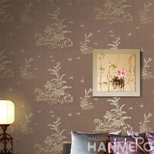 HANMERO Hot Sex Striped Wallpaper for Sale Household Room Bronzing Wallcovering Competitive Prices from Chinese Dealer