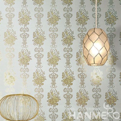 HANMERO Removable Living Room Modern Bronzing Wallpaper with Beautiful Patterns for Interior Home Decoration
