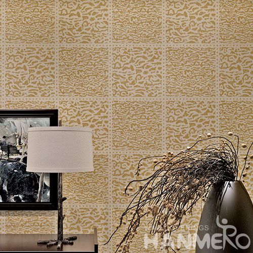 HANMERO Latest Modern Style Office Design Bronzing Wallpaper Factory Supplier with SGS.ISO.CE.REAH Certificate