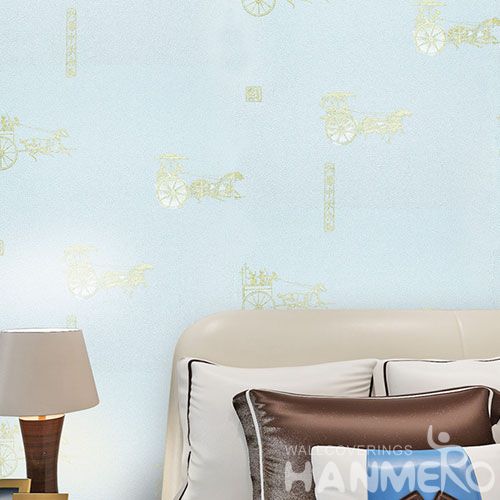 HANMERO Modern Style High Quality and Eco-friendly Bedroom Wallpaper Bronzing Technology from China Manufacture