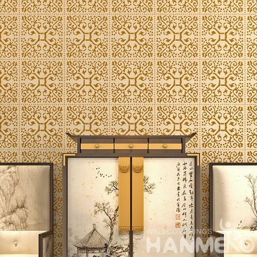 HANMERO Hot Selling Good Design and Best Prices Home Decor Bronzing Wallpaper 0.53 * 10M / Roll from Chinese Supplier 