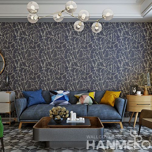 HANMERO High-end Household Decor Plant Fiber Particle Wallpaper with Beautiful Designs and Excellent Quality from China