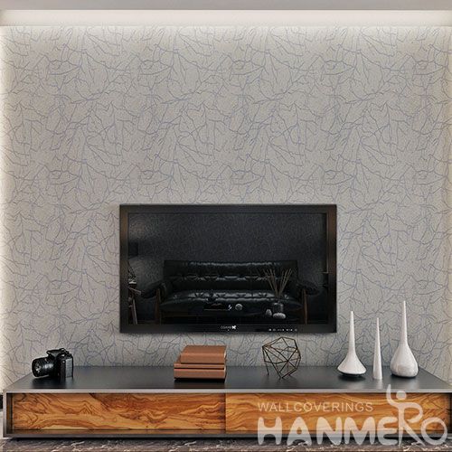 HANMERO Eco-friendly Removable Plant Fiber Particle Wallpaper for Bedroom Wallcovering Wholesaler Manufacturer from China
