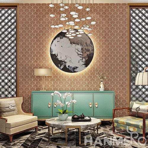 HANMERO Hot selling Room Decor  Plant Fiber Particle Walllpaper in Modern Simple Style from Chinese Manufacturer
