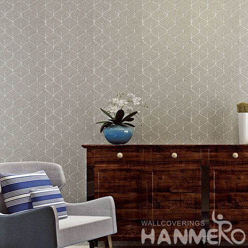 HANMERO New Arrival Eco-friendly Natural Plant Fiber Wallpaper in Modern Style for Elegant Home Livingroom Decoration